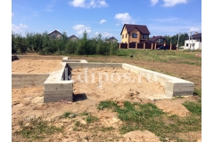 Строительство фундамента ленточного
