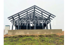 Строительство дома в стиле Шале с панорамным остеклением
